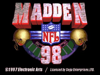 NFL '98 screenshot 4 for Sega Genesis